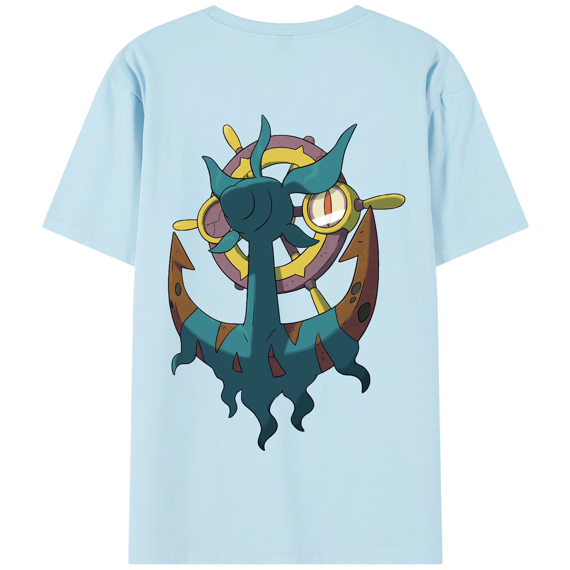 （画像用） ポケットモンスター Pokémon 綿100％半袖Tシャツ（背面プリント）